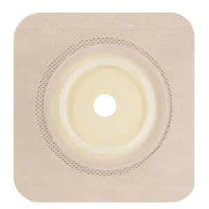 Securi-T USA Two-Piece Cut-to-Fit Standard Wear Wafer with Flexible Collar, Tan , 7304134, 4-1/4" X 4-1/4" - 45 mm Flange - Box of 10