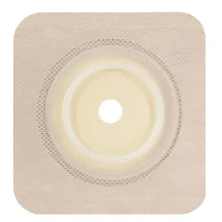 Securi-T USA Two-Piece Cut-to-Fit Standard Wear Wafer with Flexible Collar, Tan , 7305234, 5" X 5" - 70 mm Flange - Box of 10 