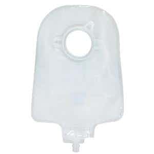 Securi-T USA Two-Piece Urostomy Pouch with Flip-Flow Valve, 9" Length , 7502214, Transparent - 2-1/4" Flange - Box of 10 