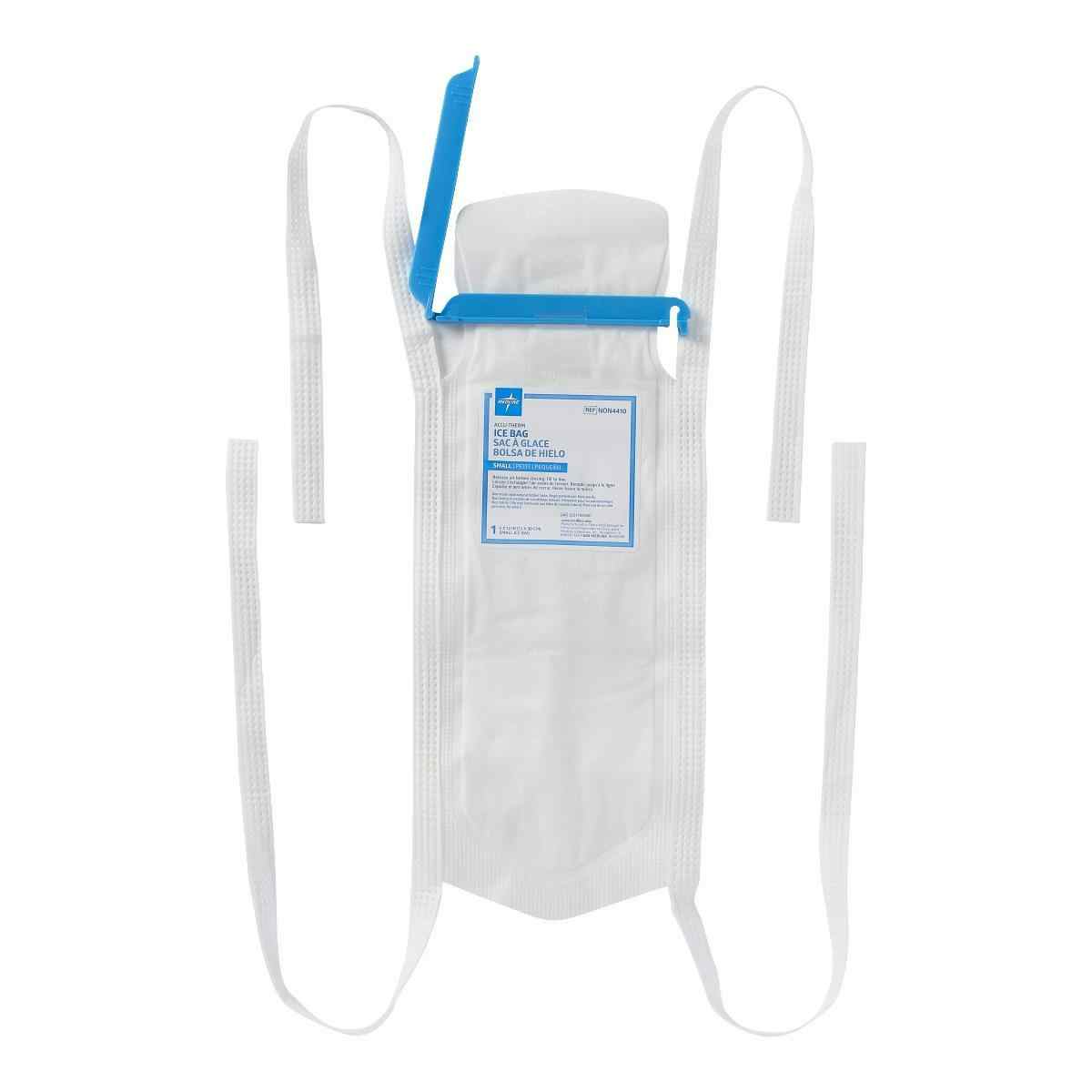 Medline Accu-Therm Refillable Ice Bags, Clamp Closure, NON4410Z, 5" X 12" - Box of 25