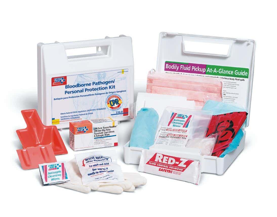 Medline Blood-borne Pathogen Protection Kit, NONFAK100, 1 Kit