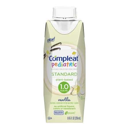 Nestle Compleat Pediatric Standard Tube Feeding Formula, Vanilla Flavor, 8.45 oz. , 00043900560410, 1 Cal - Case of 24