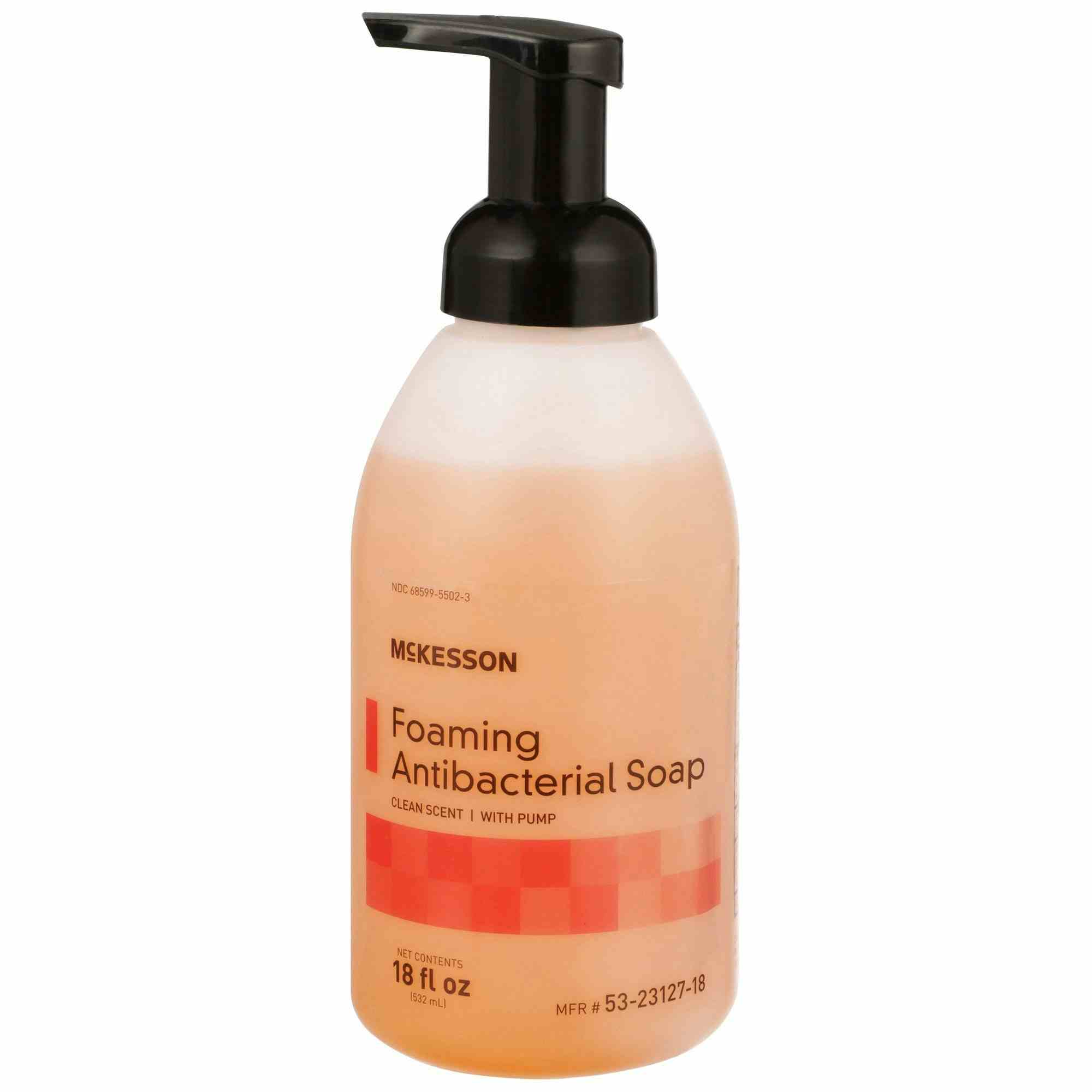 McKesson Foaming Antibacterial Soap, Clean Scent, 53-23127-18, 18 oz. - 1 Each