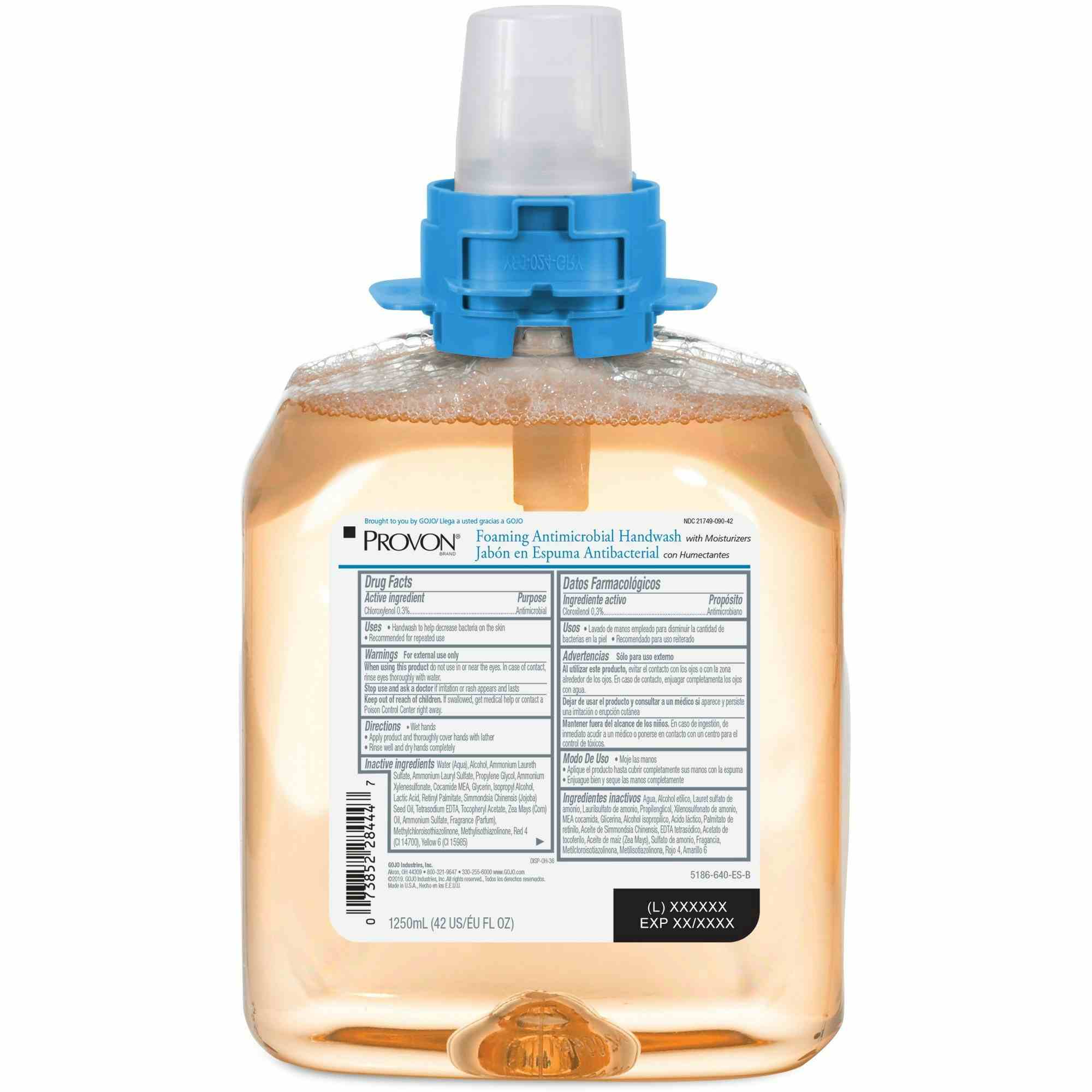Provon Foaming Antimicrobial Soap Refill, Fruit Scent, 5186-04, 1,250 mL - 1 Each
