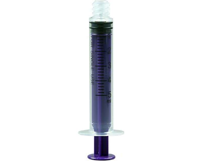 Vesco Enteral Feeding/Irrigation Syringe with ENFit Tip, VED-605, 5 mL, BX 100