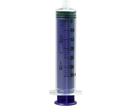Vesco Enteral Feeding/Irrigation Syringe with ENFit Tip, Blister Pack, VED-635EO, 35 mL - Box of 50 