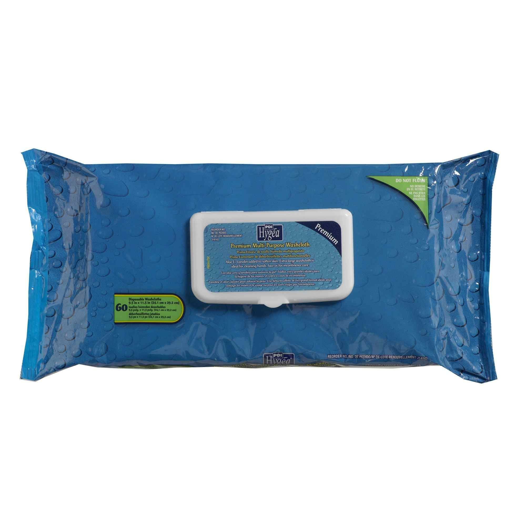 Hygea Premium Multi-Purpose Washcloths, Scented , J14143, 1 Box