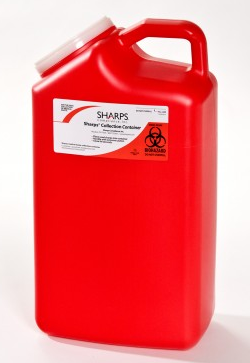 Pro-Tec Sharps Container, Snap On Lid, 63000-016, 3 Gallon - 1 Each