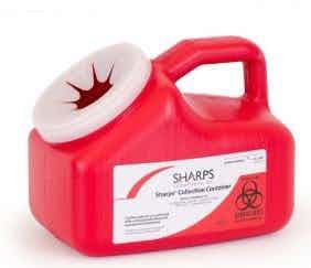 Pro-Tec Sharps Container, Snap On Lid, 61000-040, 1 Gallon - 1 Each