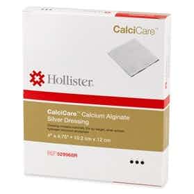 CalciCare Calcium Alginate Silver Dressing, 529968R, 4" X 4.75" - Box of 10 
