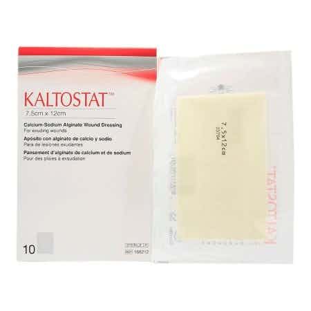 Kaltostat Calcium Sodium Alginate Dressing, 168212, 3" X 4-3/4" - Box of 10 
