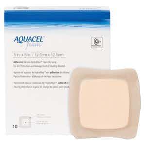 Aquacel Foam Gelling Adhesive Dressing, 420619, 5" X 5" - Box of 5