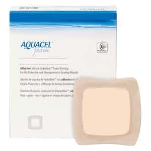 Aquacel Adhesive Foam Dressing, 421151, 4" X 8" - Box of 10