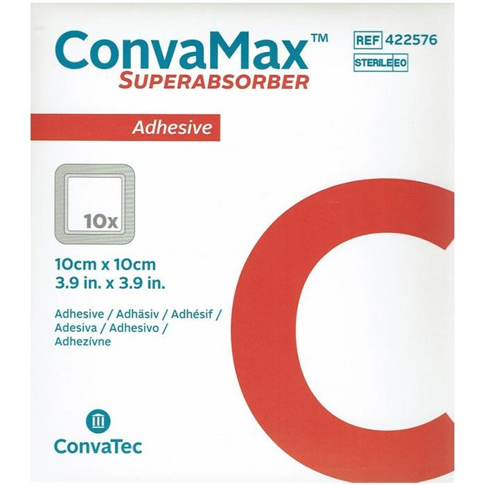 ConvaTec Superabsorber Adhesive Wound Dressing, 422576, 4" X 4" - Box of 10