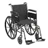 drive Cruiser III Lightweight Wheelchair, K318DFA-ELR, 18" - 1 Each