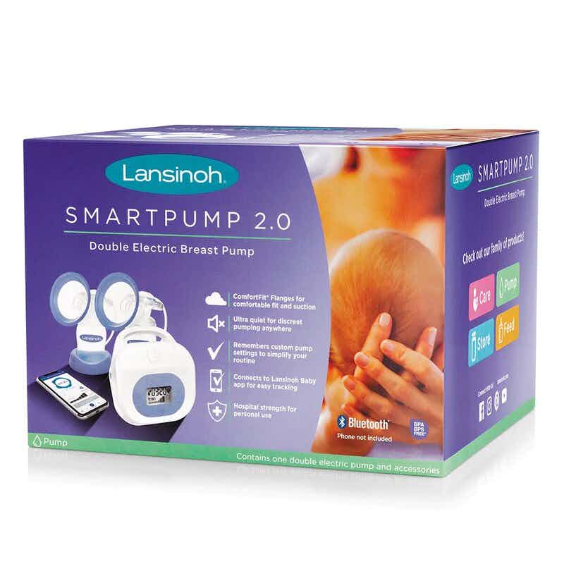 Lansinoh Smartpump 2.0 Double Electric Breast Pump Starter Set