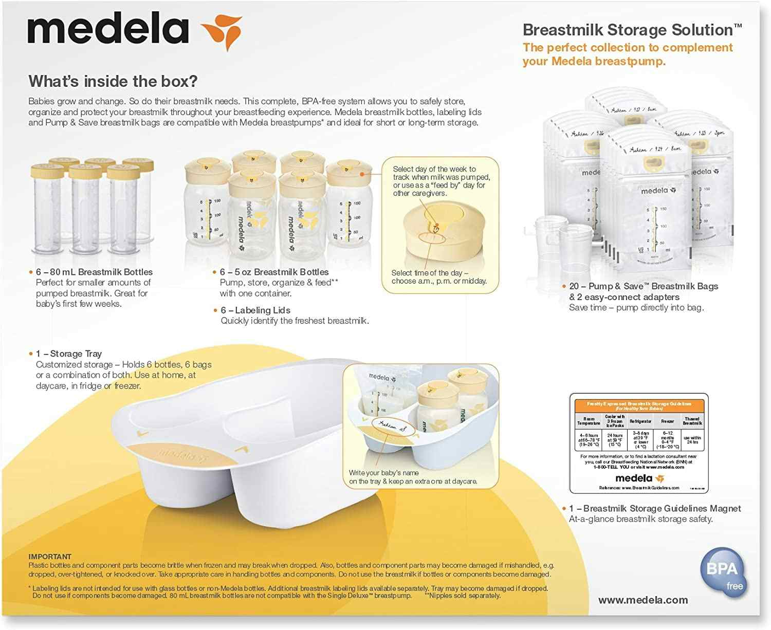 Medela Breastmilk Storage Solution