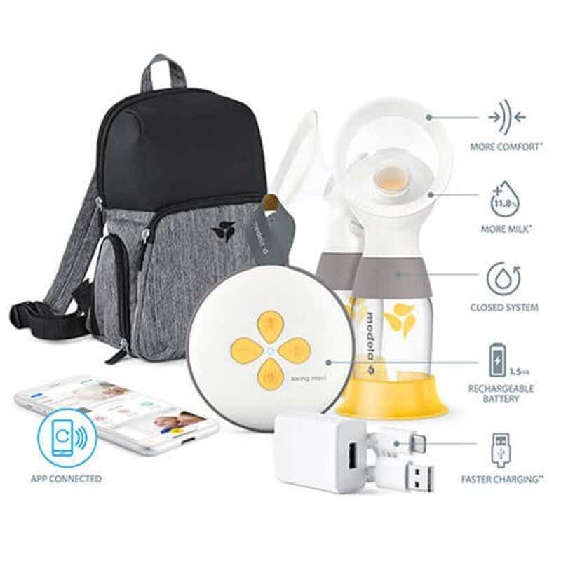 Medela Swing Maxi Double Electric Breast Pump with Backpack, 101043614, 1 Set