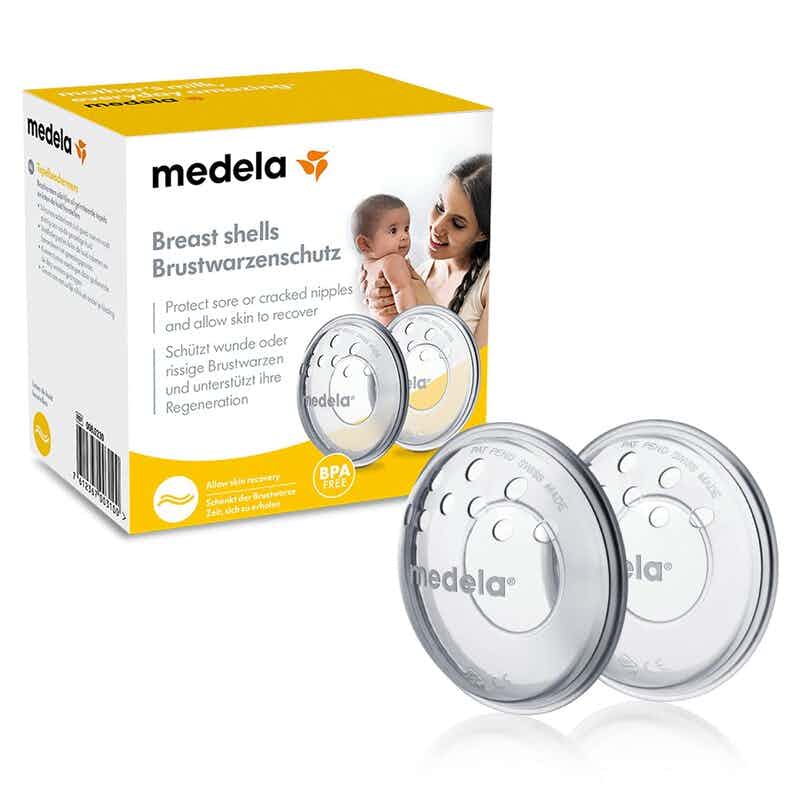 Medela SoftShells Silicone Breast Shells, For Sore Nipples, 80210, Pack of 2