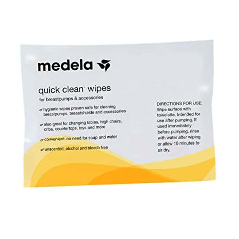 Medela Quick Clean Wipes for Breast Pump & Accessories