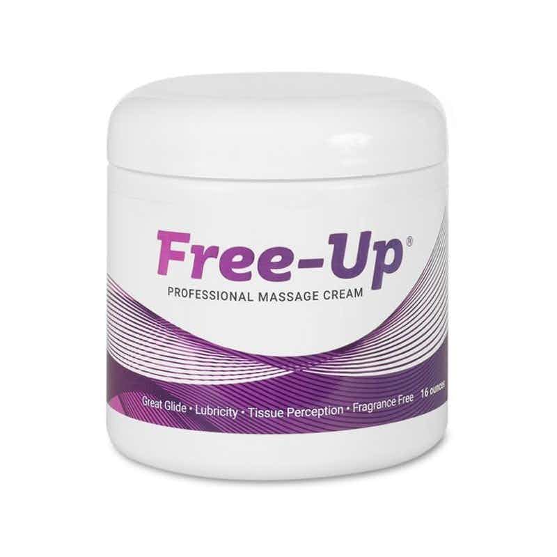 Free-Up Massage Cream, 473, 16 oz. Jar - Unscented - 1 each