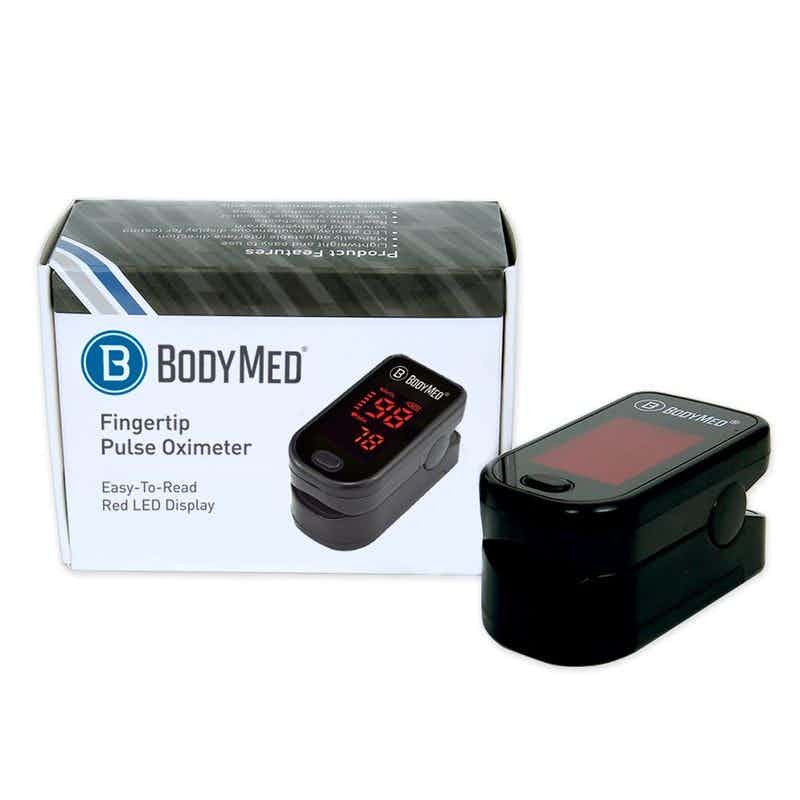 BodyMed Fingertip Pulse Oximeter, BDMOXMTRBLK, 1 Each