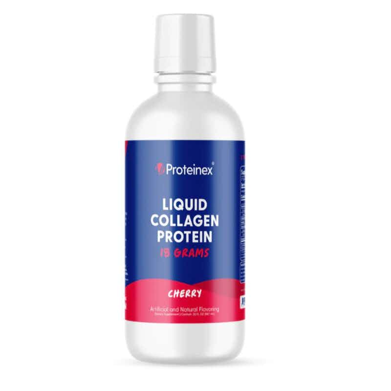 Proteinex Liquid Collagen Oral Protein Supplement, 30 oz. Bottle, 54859-525-30, Cherry Flavor - 1 Each