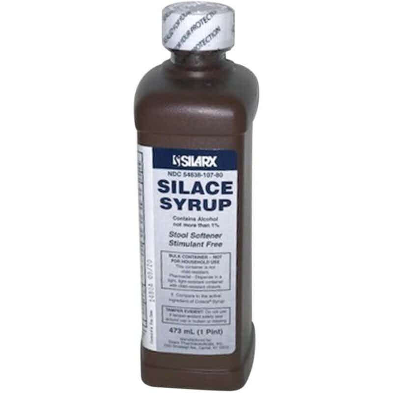 Silarx Silace Syrup Stool Softener, Peppermint Flavor, 16 oz.