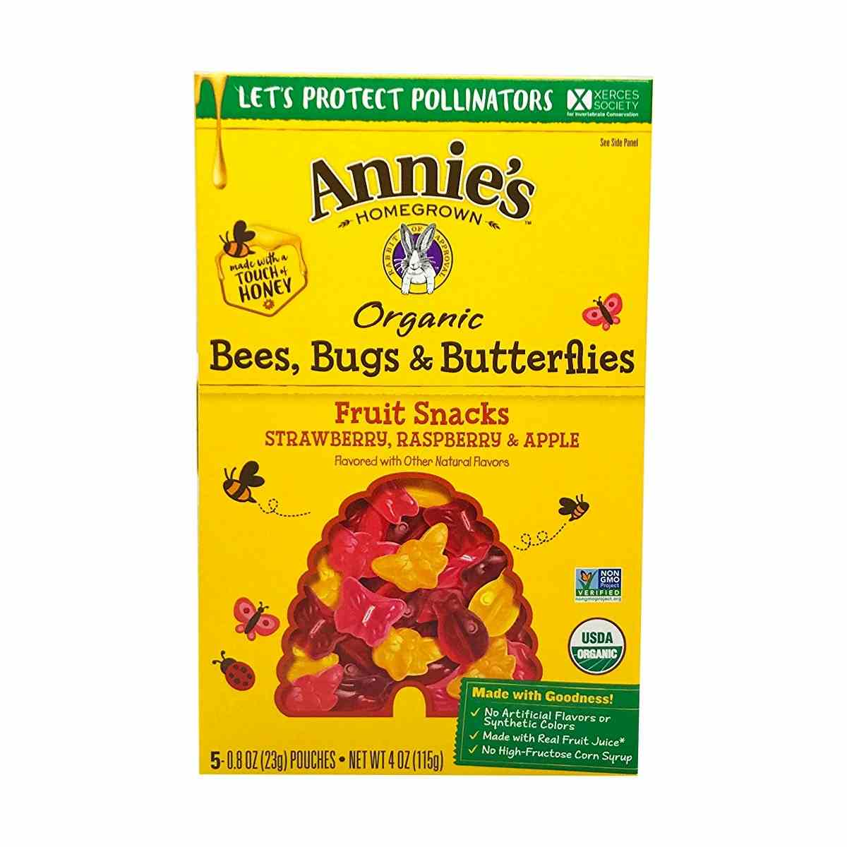 Annie's Organic Bees, Bugs, & Butterflies Fruit Snacks
