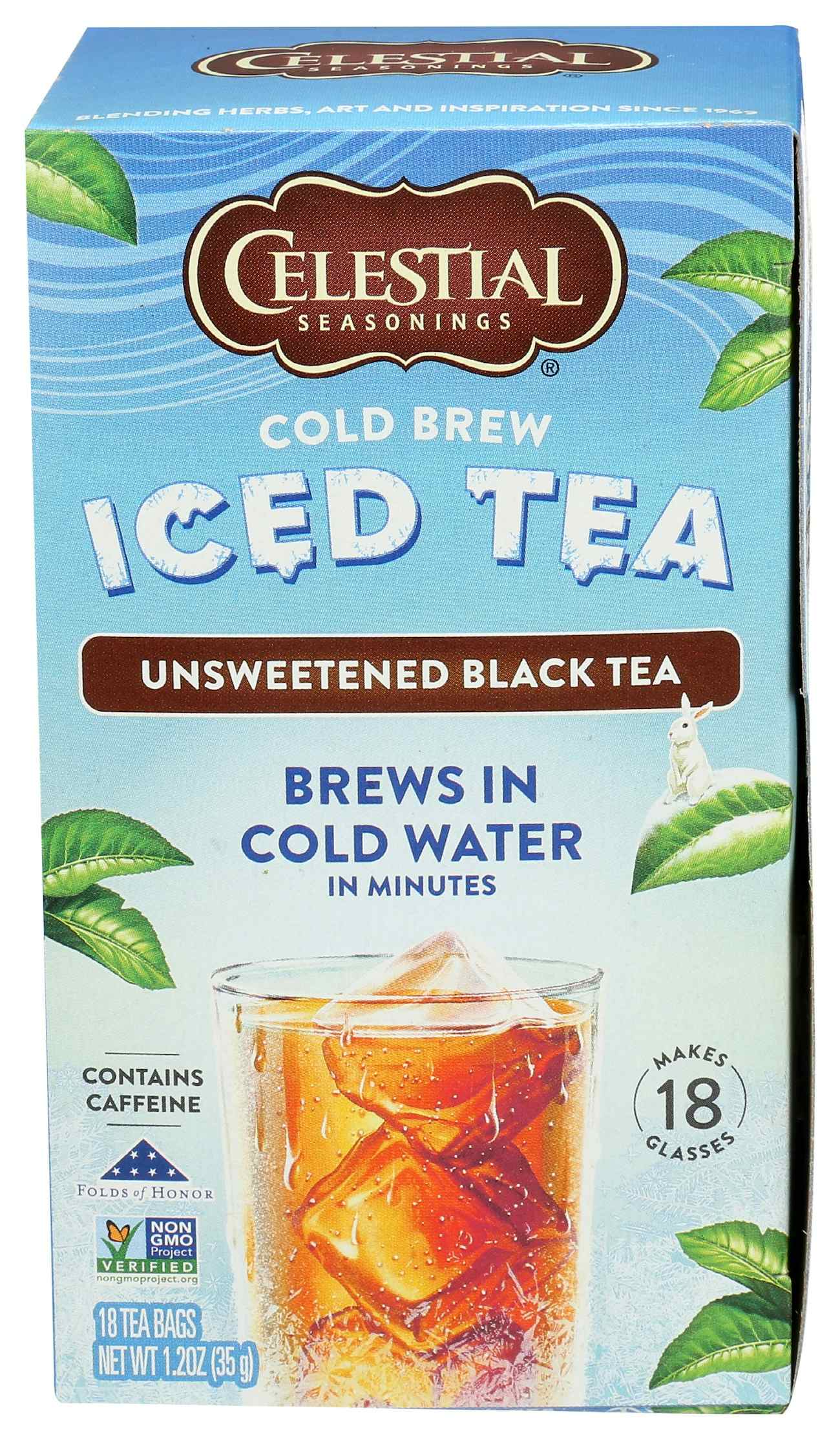 Celestial Seasonings Cold Brew Unsweetened Black Tea