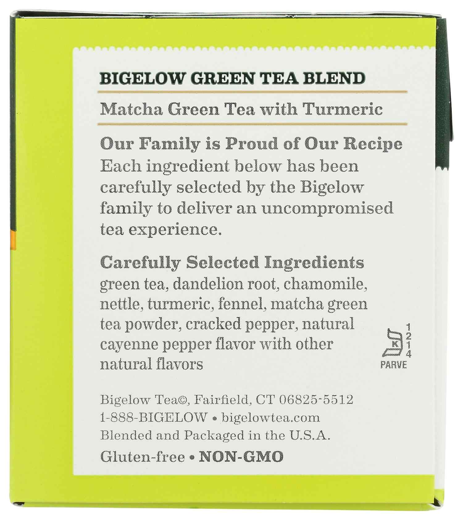 Bigelow Matcha Green Tea with Tumeric