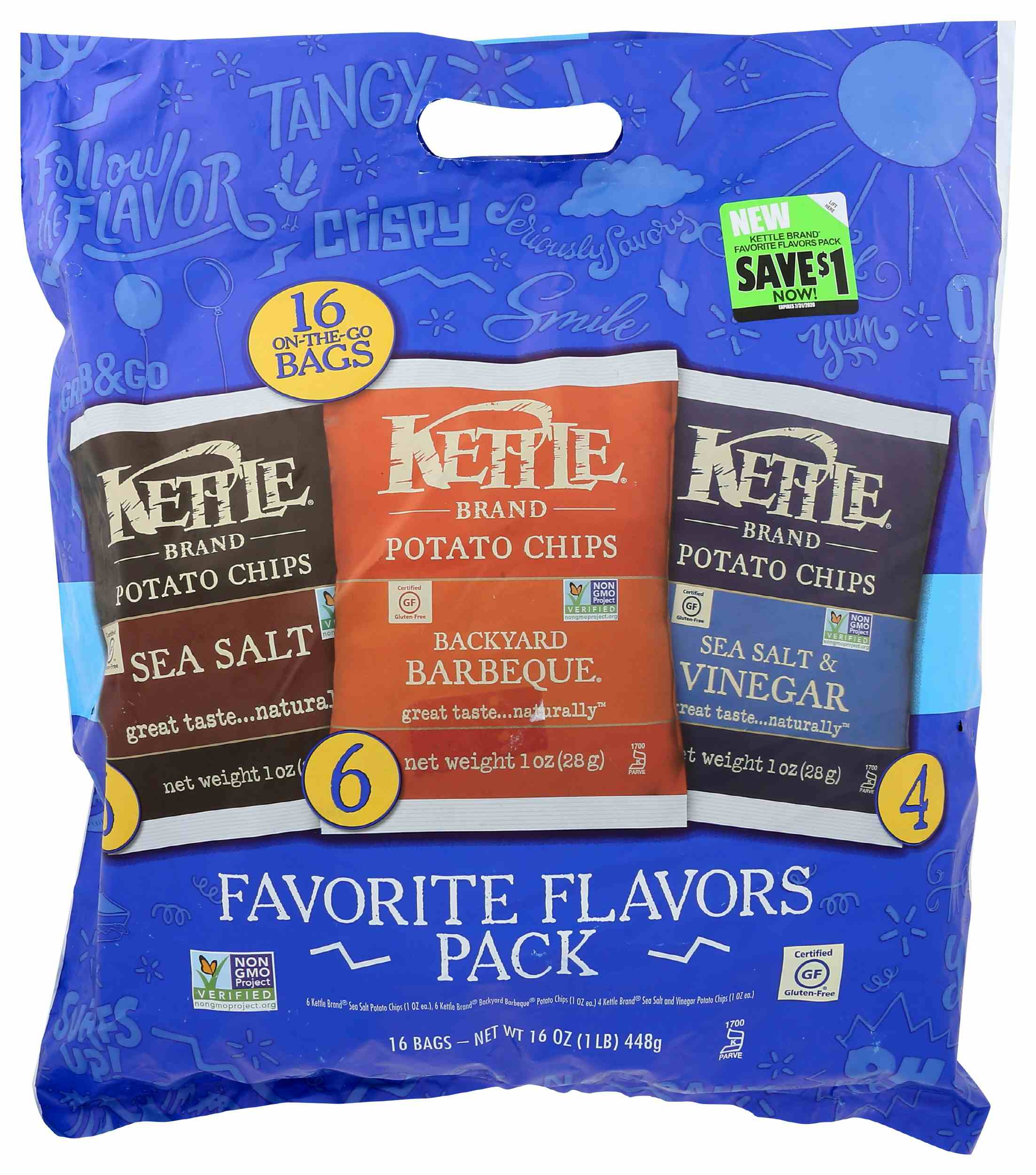 Kettle Potato Chips Variety Pack