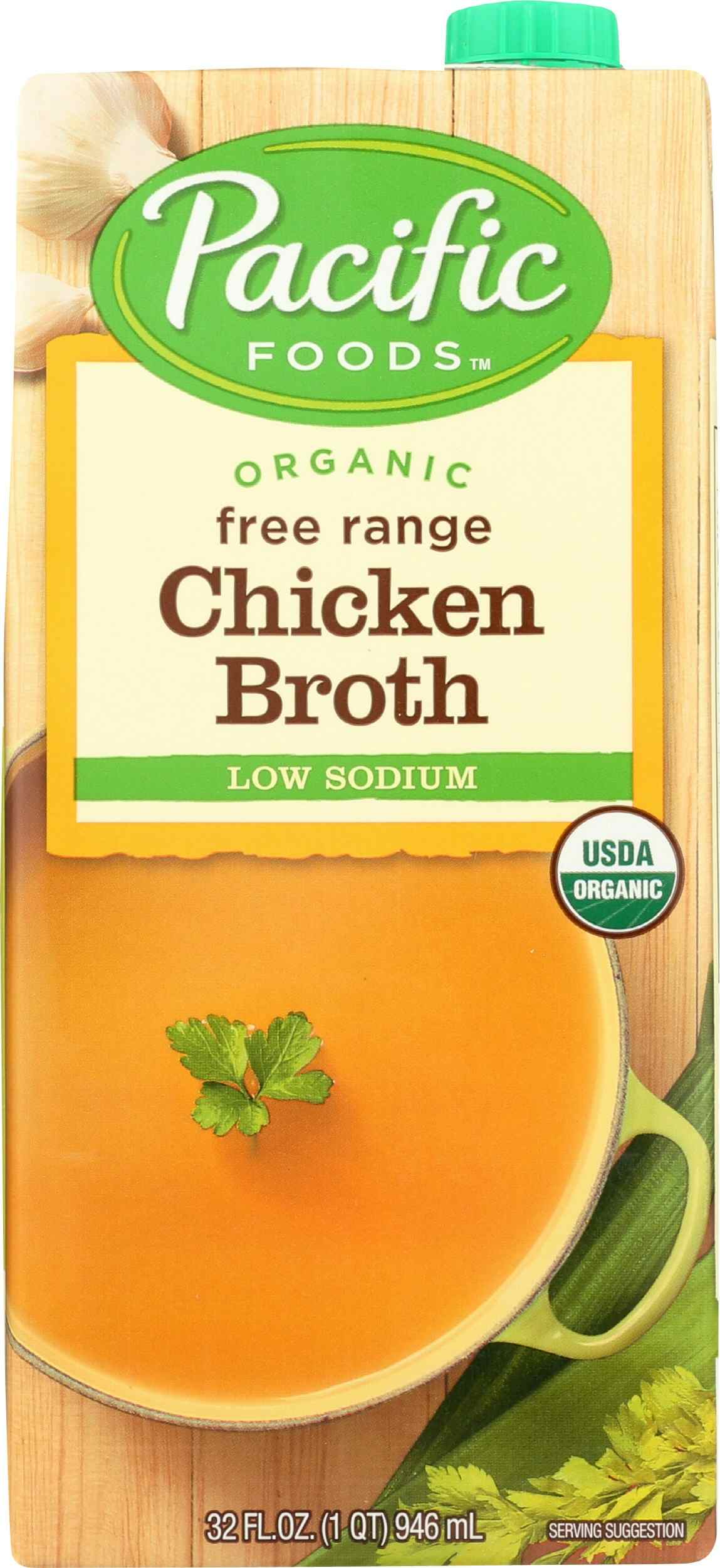 Pacific Foods Low Sodium Free Range Chicken Broth