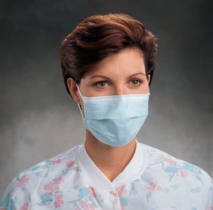 O&M Halyard Pleated Procedure Mask
