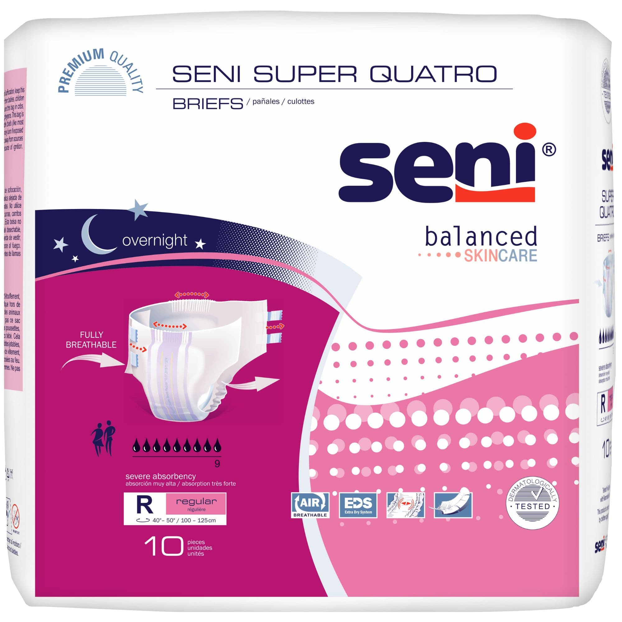 Seni Super Quatro Adult Diapers with Tabs
