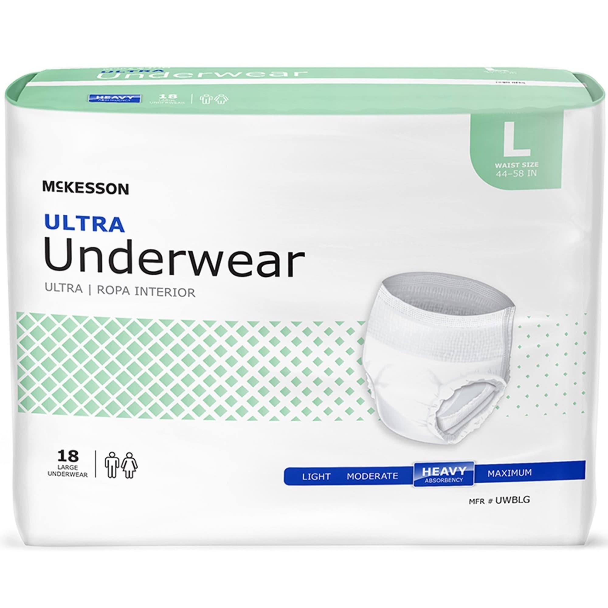 McKesson Ultra Pull-Up Underwear, Heavy