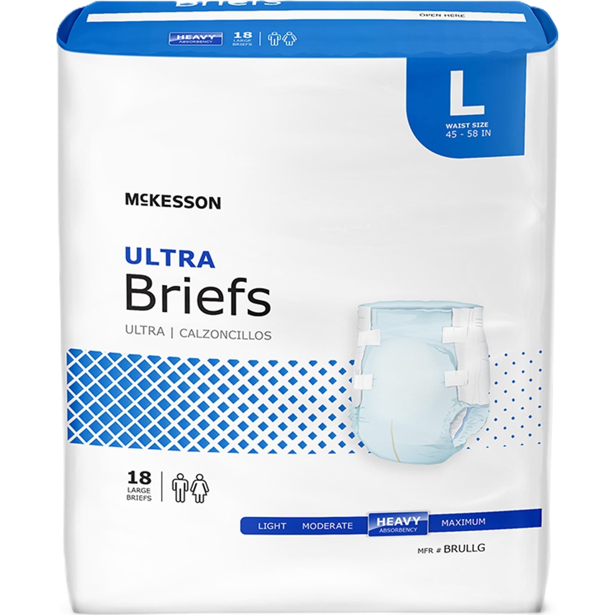 McKesson Ultra Briefs Heavy Absorbency