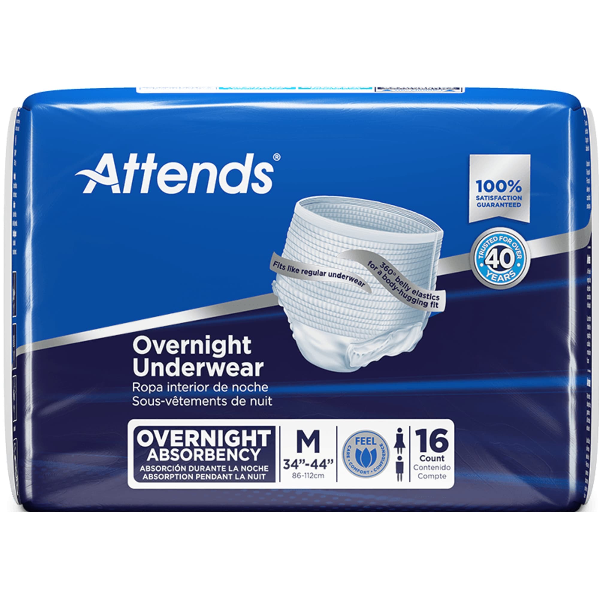 Attends Overnight Adult Incontinence Pull-Up Underwear