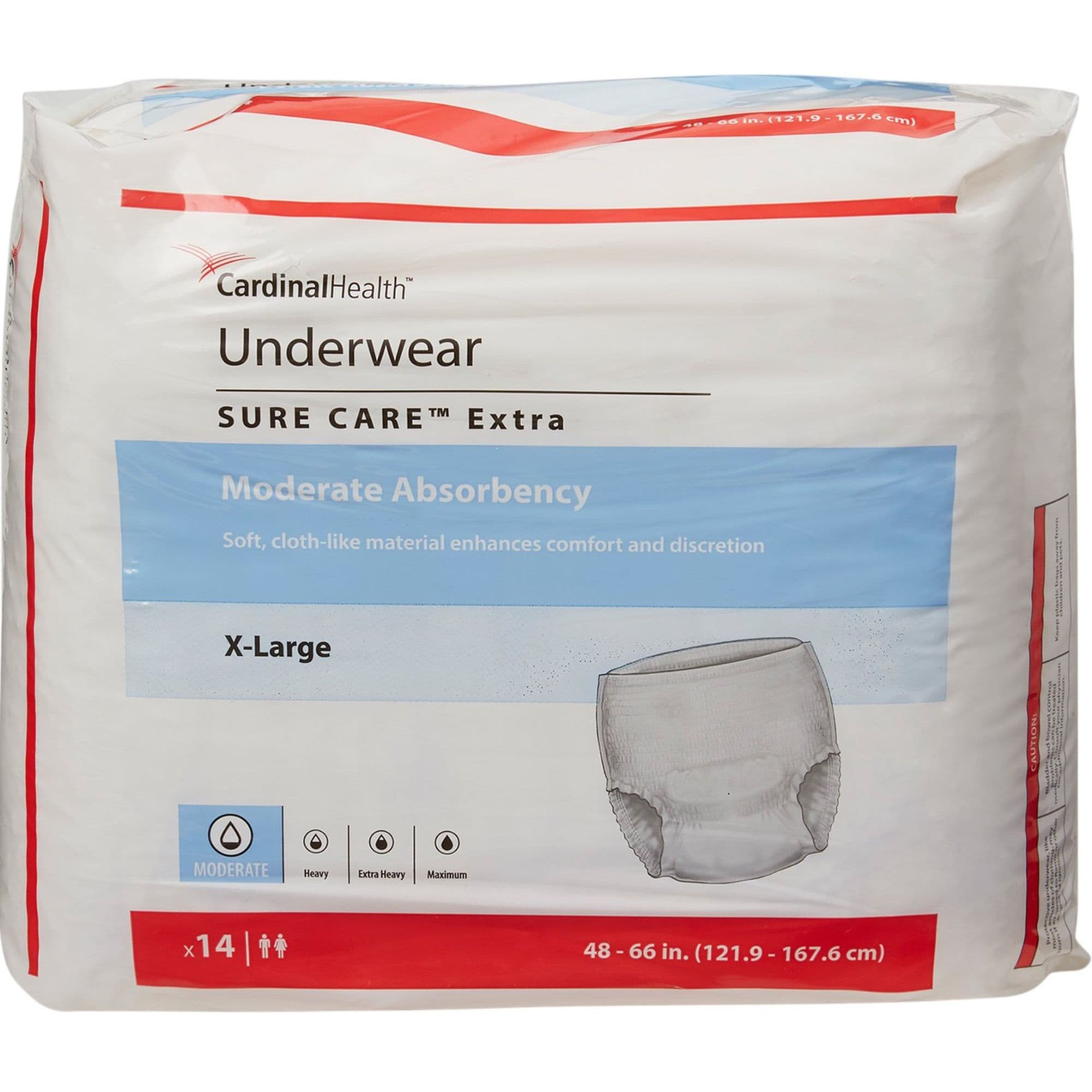 Cardinal Simplicity Protective Pull-Up Underwear, Extra