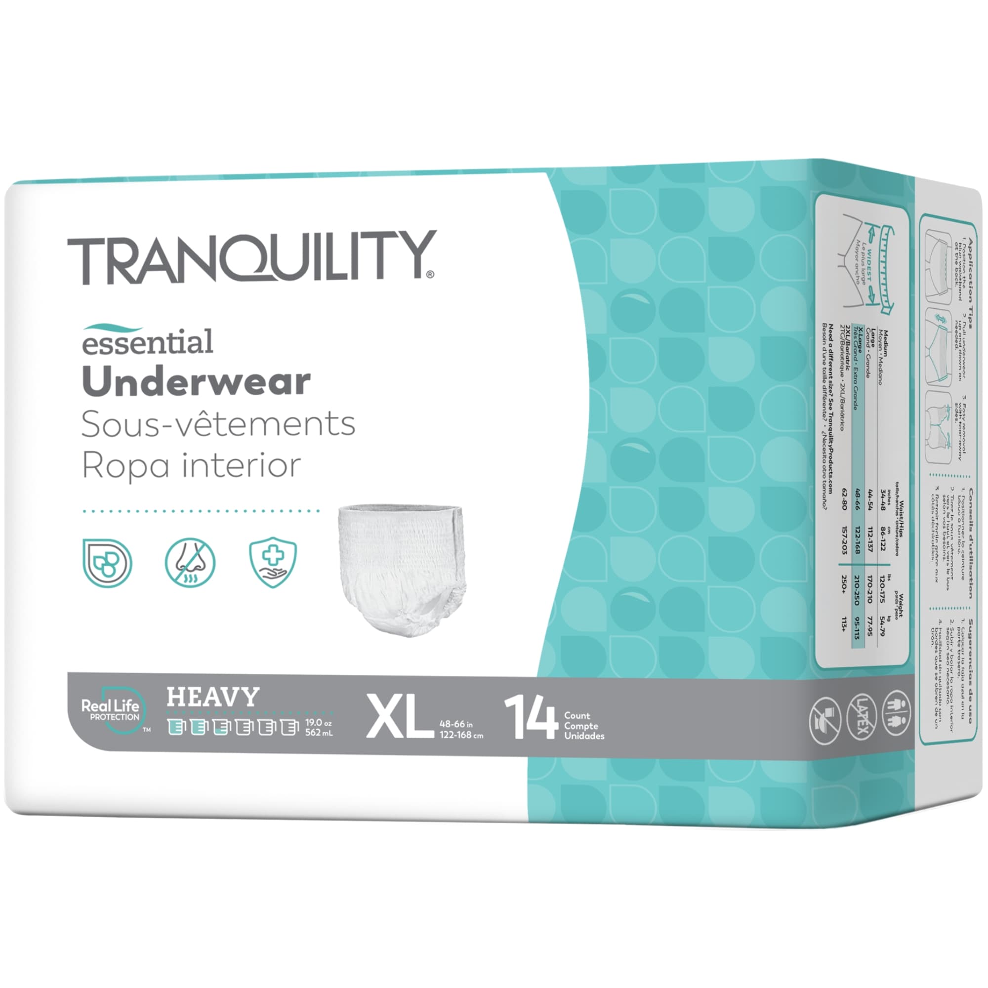 Tranquility Essential Adult Incontinence Pull-Up Underwear, Heavy Absorbency
