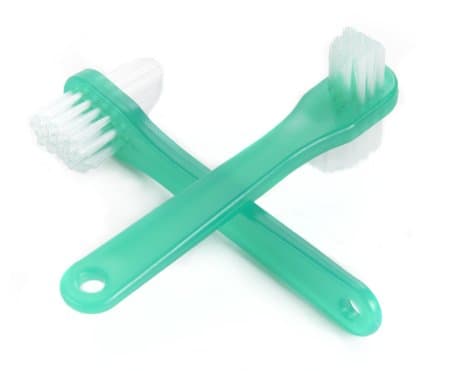 McKesson Denture Brush, 2-Sided Bristle