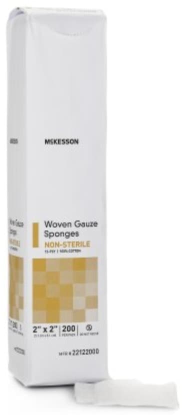 McKesson 12-Ply Woven Gauze Sponges, Non-Sterile