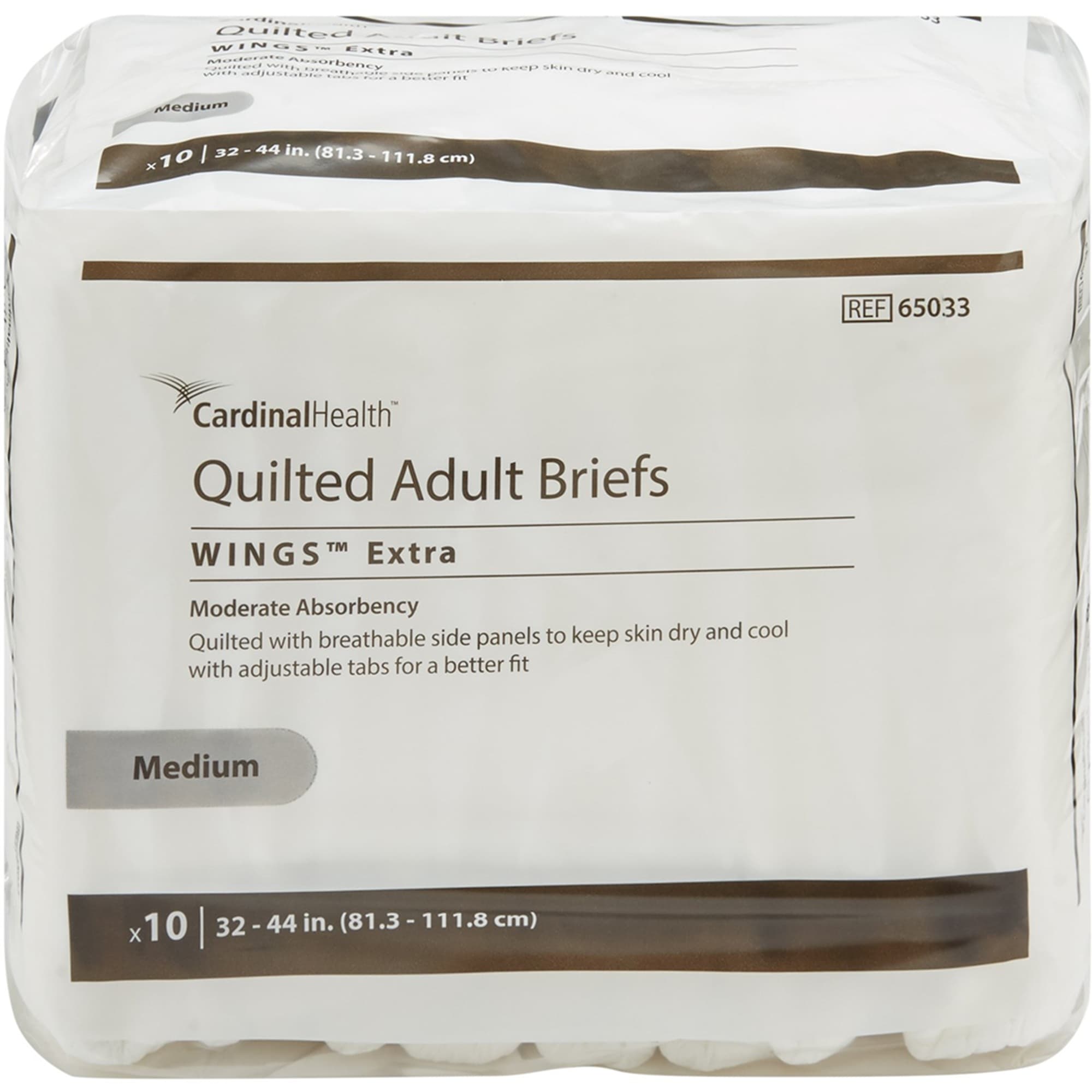 Simplicity Quilted Adult Diapers with Tabs, Moderate