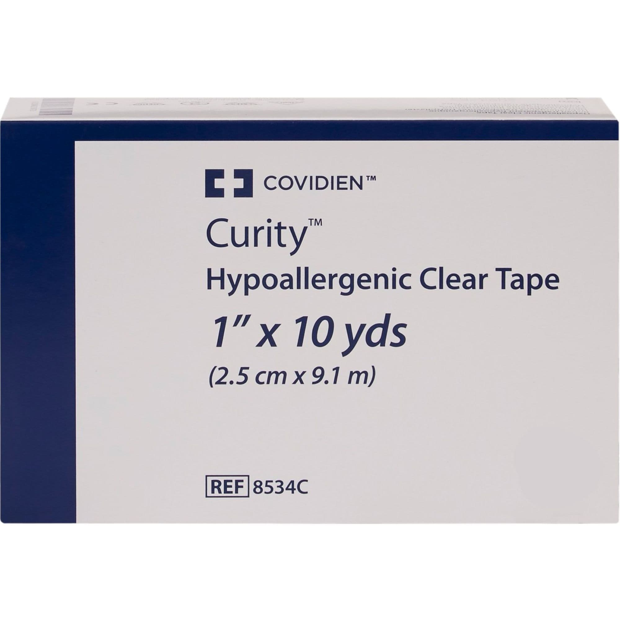 Curity Hypoallergenic Clear Medical Tape