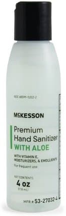 McKesson Premium Hand Sanitizer with Aloe, Spring Water Scent
