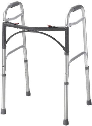McKesson Aluminium Folding Walker without Wheels