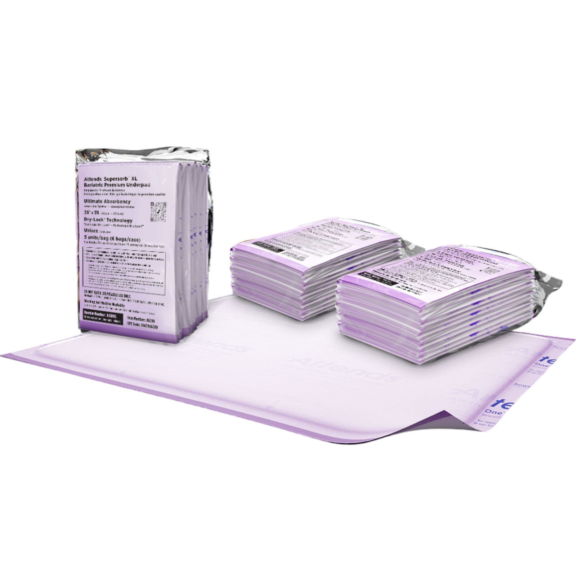 Attends Supersorb Turn + XL Underpads