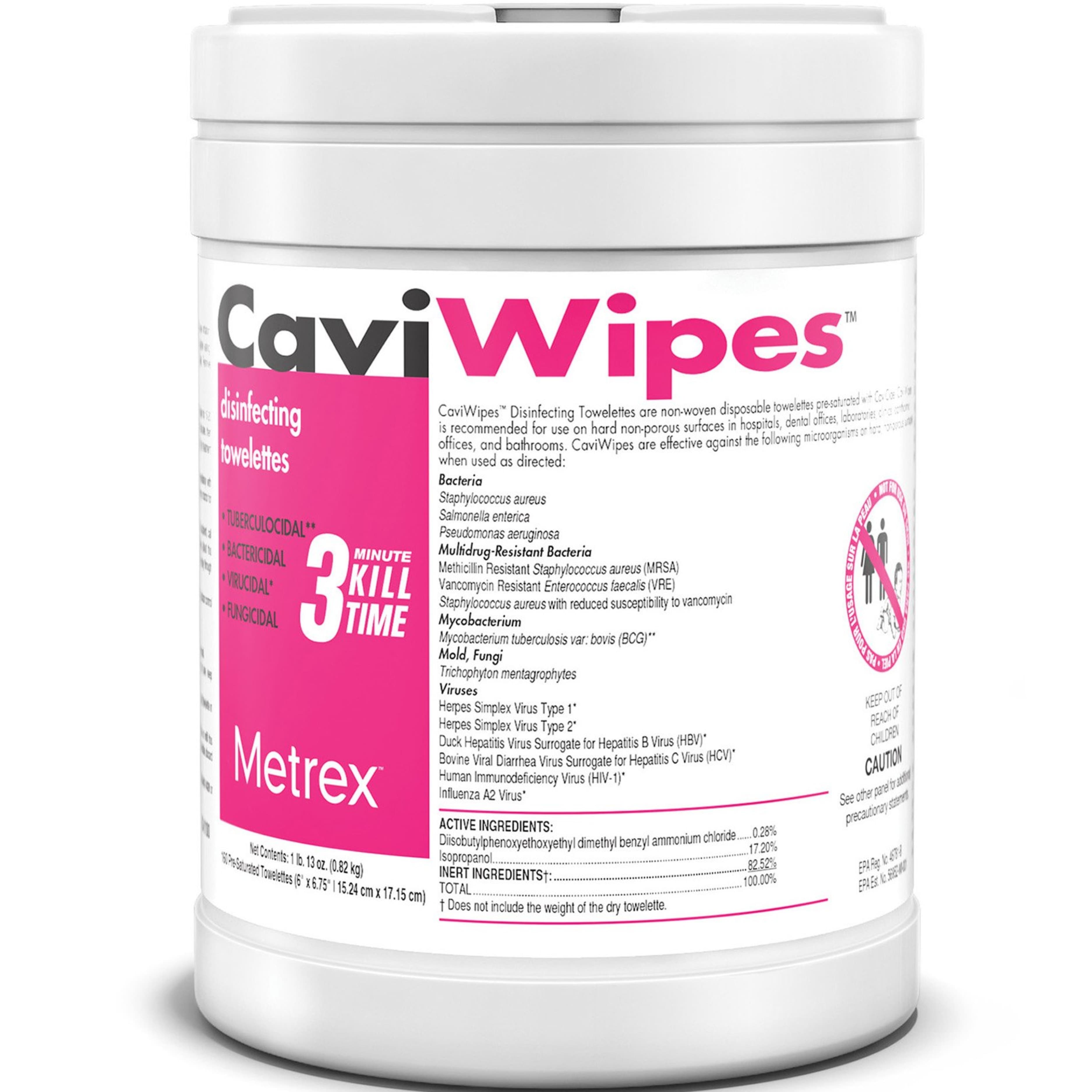CaviWipes Surface Disinfectant Wipes