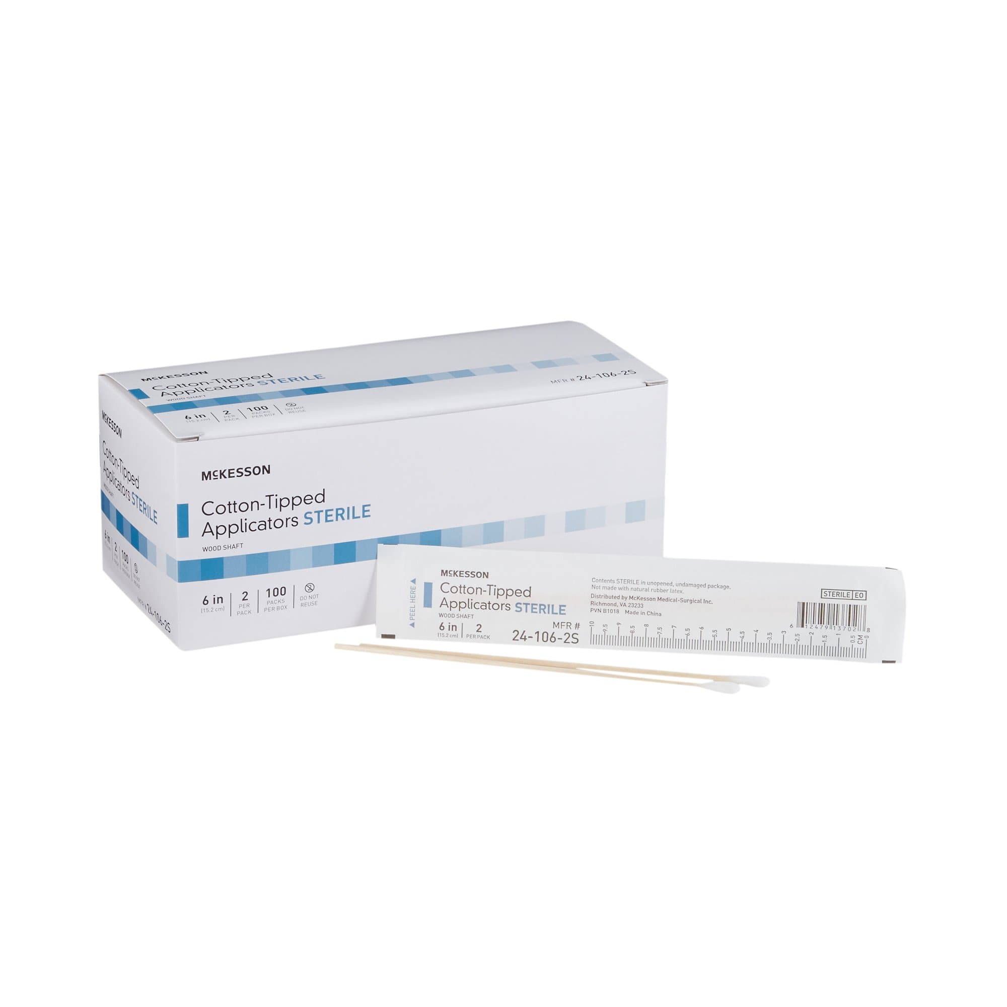 McKesson Cotton Swabstick, Sterile