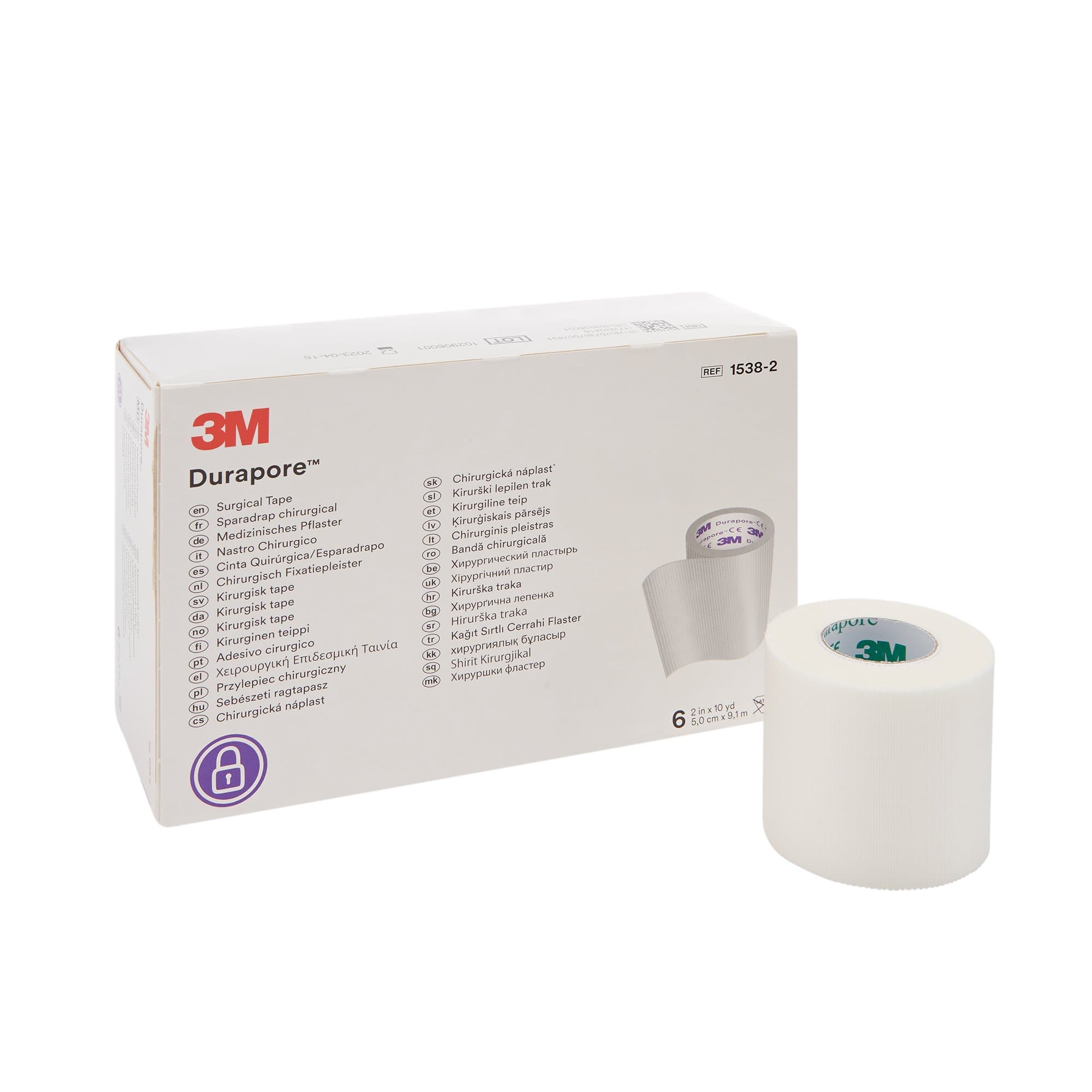 3M Durapore Silk-Like Cloth Medical Tape
